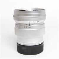 Used Voigtlander 75mm f/1.5 Nokton Aspherical Vintage Line Silver - VM Mount