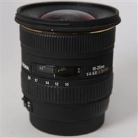 Used Sigma 10-20mm f/4-5.6 EX DC HSM Canon