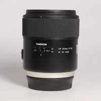 Used Tamron SP 45mm f/1.8 Di VC USD Prime Lens Canon EF