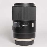 Used Tamron SP 90mm f/2.8 Di Macro 1:1 VC USD Lens Canon EF