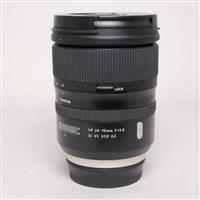 Used Tamron SP 24-70mm f/2.8 Di VC USD G2 Lens Canon EF