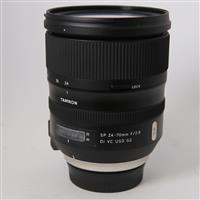 Used Tamron SP 24-70mm f/2.8 Di VC USD G2 Lens Nikon F