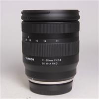 Used Tamron 11-20mm f/2.8 Di III-A RXD Lens for Fujifilm X