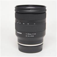 Used Tamron 11-20mm f/2.8 Di III-A RXD Lens For Sony E