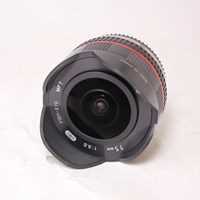 Used Samyang 7.5mm f/3.5 UMC Fisheye Micro Four Thirds Lens Black