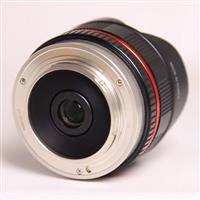 Used Samyang 7.5mm f/3.5 UMC Fisheye Micro Four Thirds Lens Black