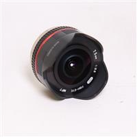 Used Samyang 7.5mm f/3.5 UMC Fisheye Micro Four Thirds Lens Black