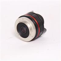 Used Samyang 7.5mm f/3.5 UMC Fisheye Micro Four Thirds Lens Black