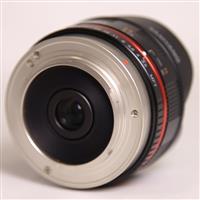 Used Samyang 7.5mm f/3.5 UMC Fisheye Micro Four Thirds Lens Black