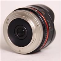 Used Samyang 7.5mm f/3.5 UMC Fisheye Micro Four Thirds Lens Black