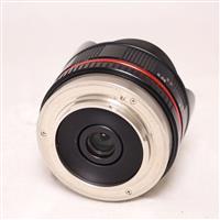 Used Samyang 7.5mm f/3.5 UMC Fisheye Micro Four Thirds Lens Black