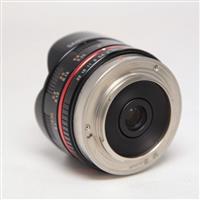Used Samyang 7.5mm f/3.5 UMC Fisheye Micro Four Thirds Lens Black
