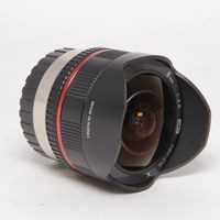 Used Samyang 8mm f/2.8 UMC Fisheye - Fujifilm X-Mount - Black