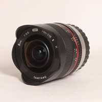 Used Samyang 8mm f/2.8 Fisheye II Lens Fujifilm X