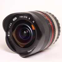 Used Samyang 8mm f/2.8 Fisheye II Lens Fujifilm X