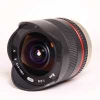 Used Samyang 8mm f/2.8 Fisheye II Lens Fujifilm X