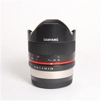 Used Samyang 8mm f/2.8 Fisheye II Lens Fujifilm X