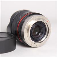 Used Samyang 8mm f/2.8 Fisheye II Lens Fujifilm X