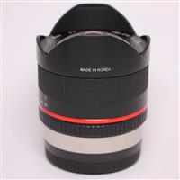 Used Samyang 8mm f/2.8 Fisheye II Lens Fujifilm X