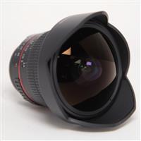 Used Samyang 8mm f/3.5 Asph IF MC Fisheye CS II DH Lens Nikon DX