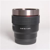 Used Samyang V-AF 35mm T1.9 FE Cine Lens for Sony