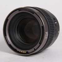 Used Samyang V-AF 75mm T1.9 Cine Lens for Sony