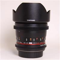 Used Samyang 10mm T3.1 VDSLR II - Canon