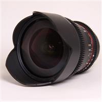 Used Samyang 10mm T3.1 VDSLR II - Canon