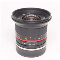 Used Samyang 12mm f/2 NCS CS Ultra Wide Lens Sony E Black
