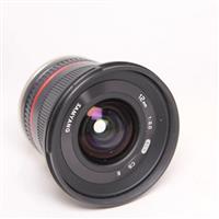 Used Samyang 12mm f/2 NCS CS Ultra Wide Lens Sony E Black