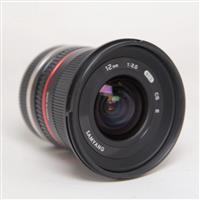 Used Samyang 12mm f/2 NCS CS Ultra Wide Lens Sony E Black