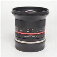 Used Samyang 12mm f/2 NCS CS Ultra Wide Lens Sony E Black