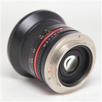 Used Samyang 12mm f/2 NCS CS Ultra Wide Lens Sony E Black
