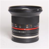 Used Samyang 12mm f/2 NCS CS Ultra Wide Lens Sony E Black