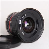 Used Samyang 12mm f/2 NCS CS Ultra Wide Lens Sony E Black