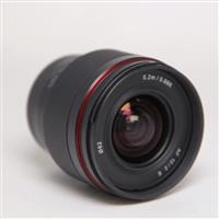 Used Samyang 12mm f/2 NCS CS Ultra Wide Lens Sony E Black