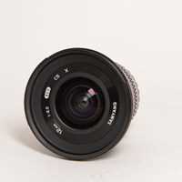 Used Samyang 12mm f/2 NCS CS Ultra Wide Lens Fujifilm X Black