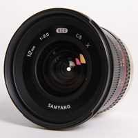 Used Samyang 12mm f/2 NCS CS Ultra Wide Lens Fujifilm X Black