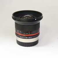 Used Samyang 12mm f/2 NCS CS Ultra Wide Lens Fujifilm X Black