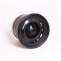 Used Samyang 12mm f/2 NCS CS Ultra Wide Lens Fujifilm X Black