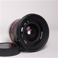 Used Samyang 12mm f/2 NCS CS Ultra Wide Lens Fujifilm X Black