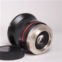 Used Samyang 12mm f/2 NCS CS Ultra Wide Lens Fujifilm X Black