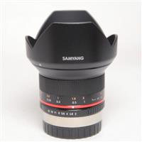 Used Samyang 12mm f/2 NCS CS Ultra Wide Lens Fujifilm X Black