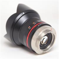 Used Samyang 12mm f/2 NCS CS Ultra Wide Lens Fujifilm X Black
