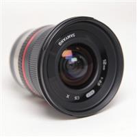Used Samyang 12mm f/2 NCS CS Ultra Wide Lens Fujifilm X Black