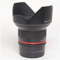 Used Samyang 12mm f/2 NCS CS Ultra Wide Lens Fujifilm X Black