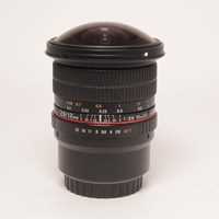 Used Samyang 12mm f/2 NCS CS Ultra Wide Lens Micro Four Thirds Black