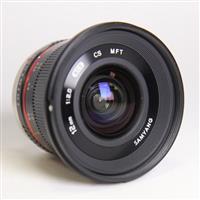 Used Samyang 12mm f/2 NCS CS Ultra Wide Lens Micro Four Thirds Black