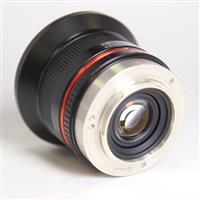 Used Samyang 12mm f/2 NCS CS Ultra Wide Lens Micro Four Thirds Black