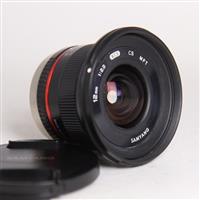 Used Samyang 12mm f/2 NCS CS Ultra Wide Lens Micro Four Thirds Black